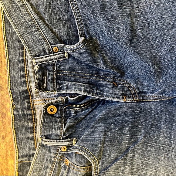 Levis 569 Mens Jeans 39X30 Loose Baggy Straight Blue Cotton Mid Rise Denim Roomy - Picture 4 of 11